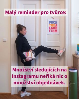 Nesrovnávat se, být sám/a sebou, opečovávat komunitu skutečných zákazníků. ☝️ To je to nejlepší, co můžeme udělat. ☺️...