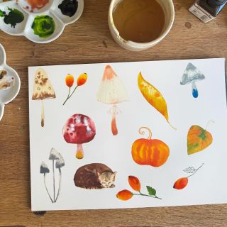 Přeju krásný podzimní víkend a dnes a zítra šťastnou ruku! 🍂🍃🌞 M. 🙋‍♀️ #mankaipaper #mankai #rozkvetlepapirnictvi #papir...